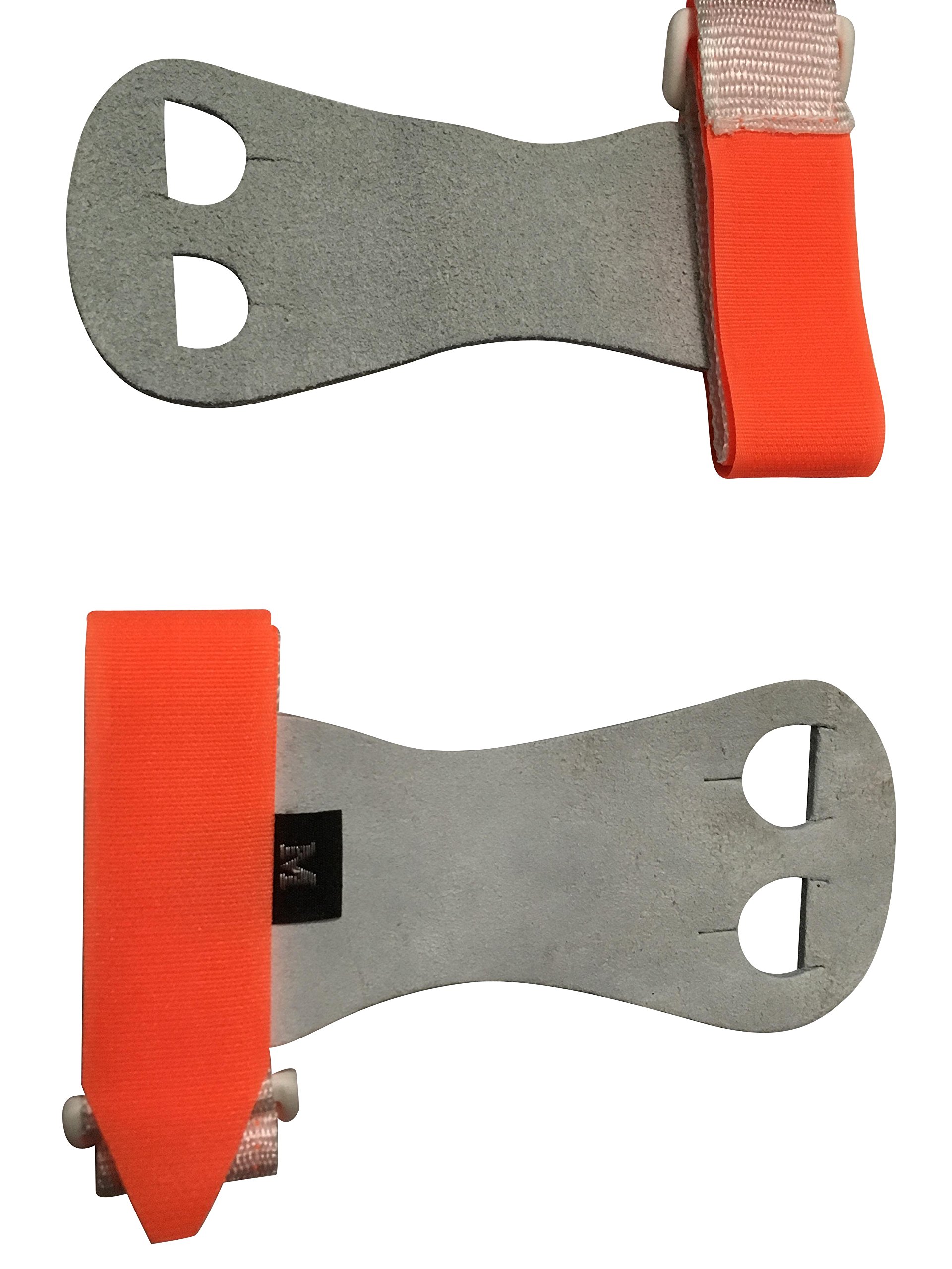 Gymnastics Youth Hand Grips (Orange, Medium)