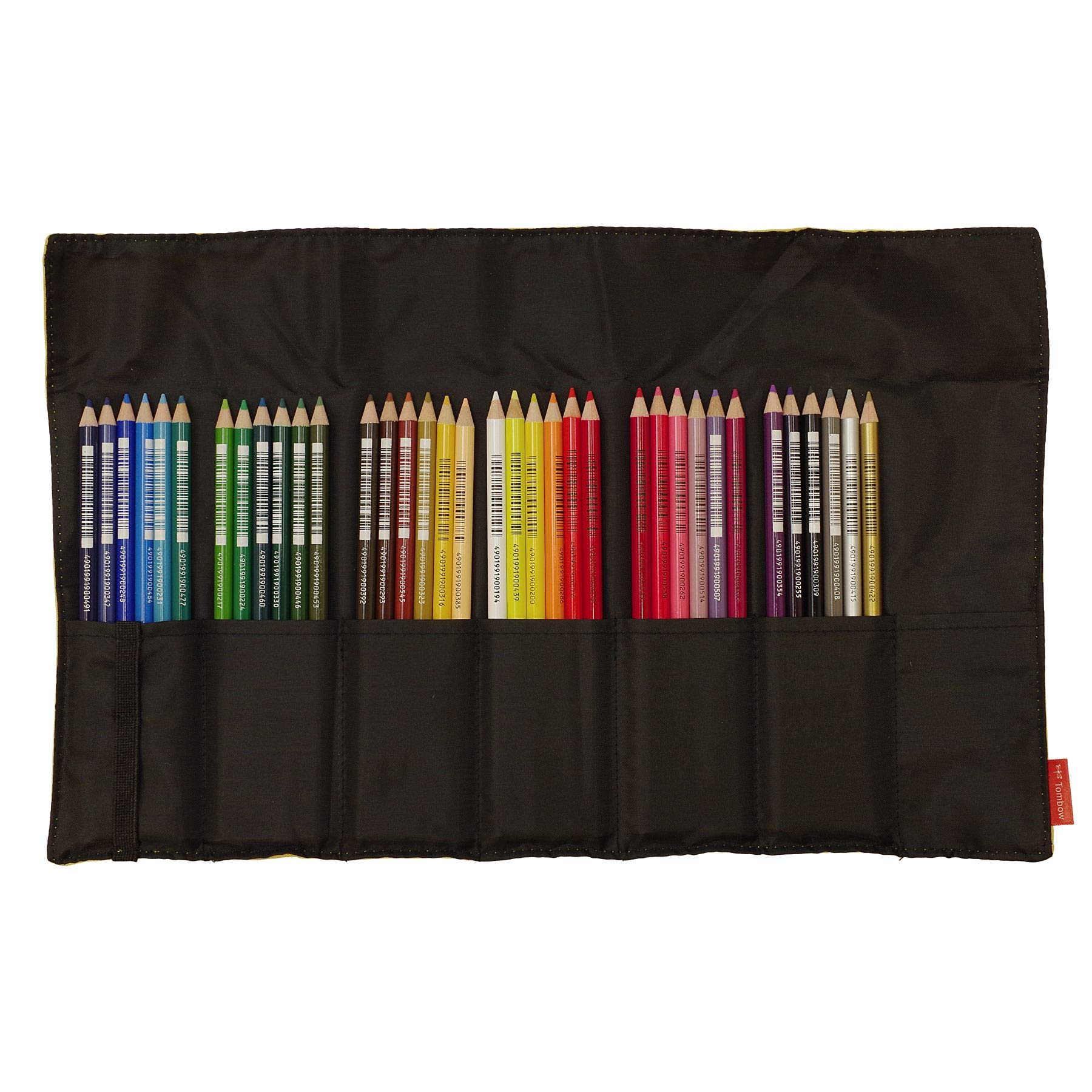 Amazon.co.jp: トンボ(Tombow) ロールケース入色鉛筆 36色 NQ CR-NQ36C