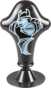 YCOO Robo Kombat Viking Single-Pack Hilarious Battling Robots with Cool Punching Sound Effects and 5 Actions(Blue/Grey/Black) Include Punching Bag