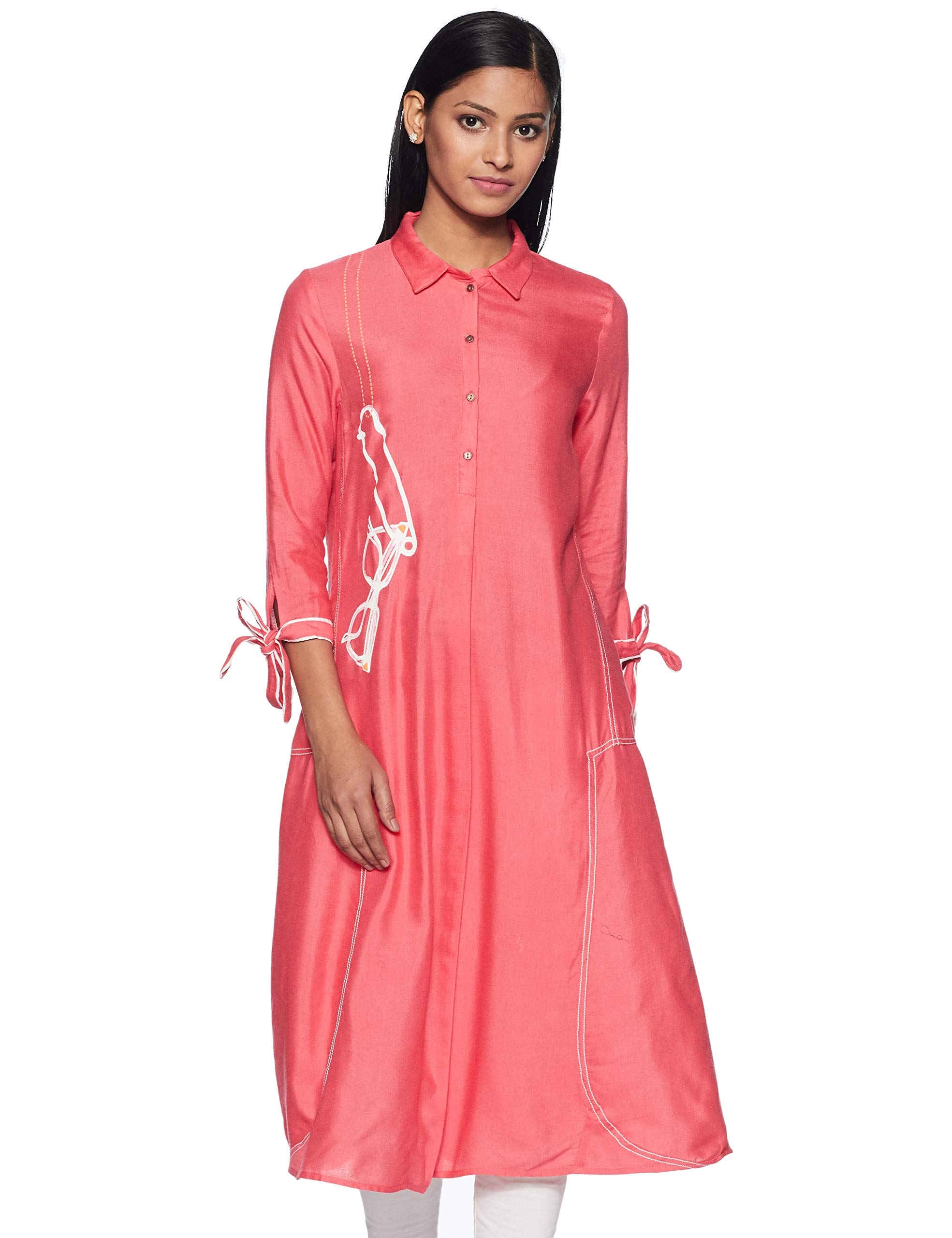 W for WomanWomen's Rayon Straight Kurta