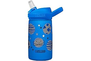 CamelBak Eddy+ Kids Water Bottle with Straw, Stainless Steel