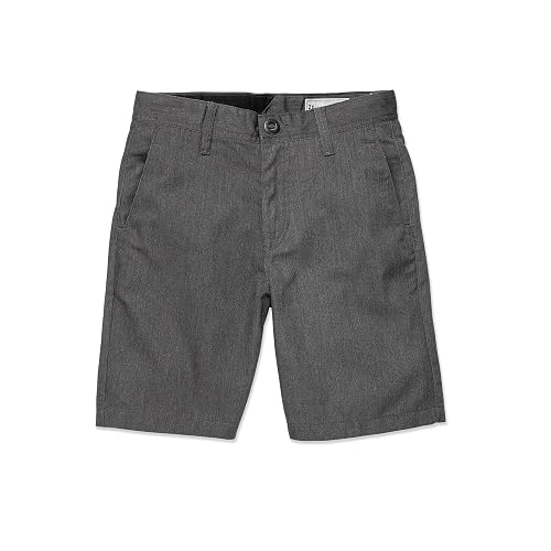Volcom Big Boys Frickin Chino Shorts Charcoal Heather