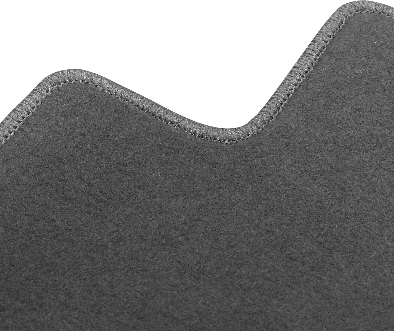 IKON MOTORSPRTS, Floor Mats Compatible with 2021-2026 Nissan Rogue, Car Custom Nylon Gray/Grey Carpets Liner Guard Protector 1st 2nd Row Front Rear Protection Cover 4PCS