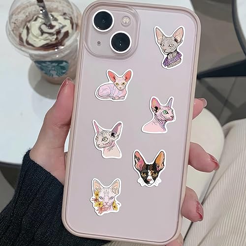 Miniatura 4 de 50 calcomanías de fantasía mágica de medianoche Kawaii para botellas de agua para niños, adolescentes, niñas, calcomanías moradas, calcomanías