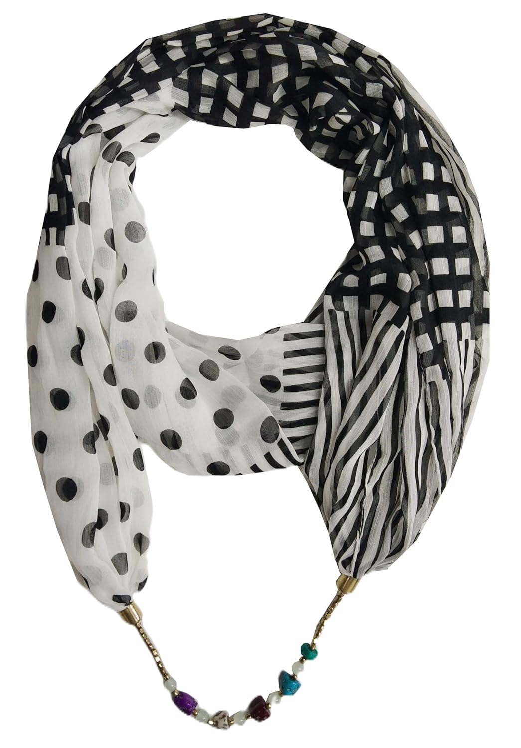 Handmade Polyester Scarf with Stylish...