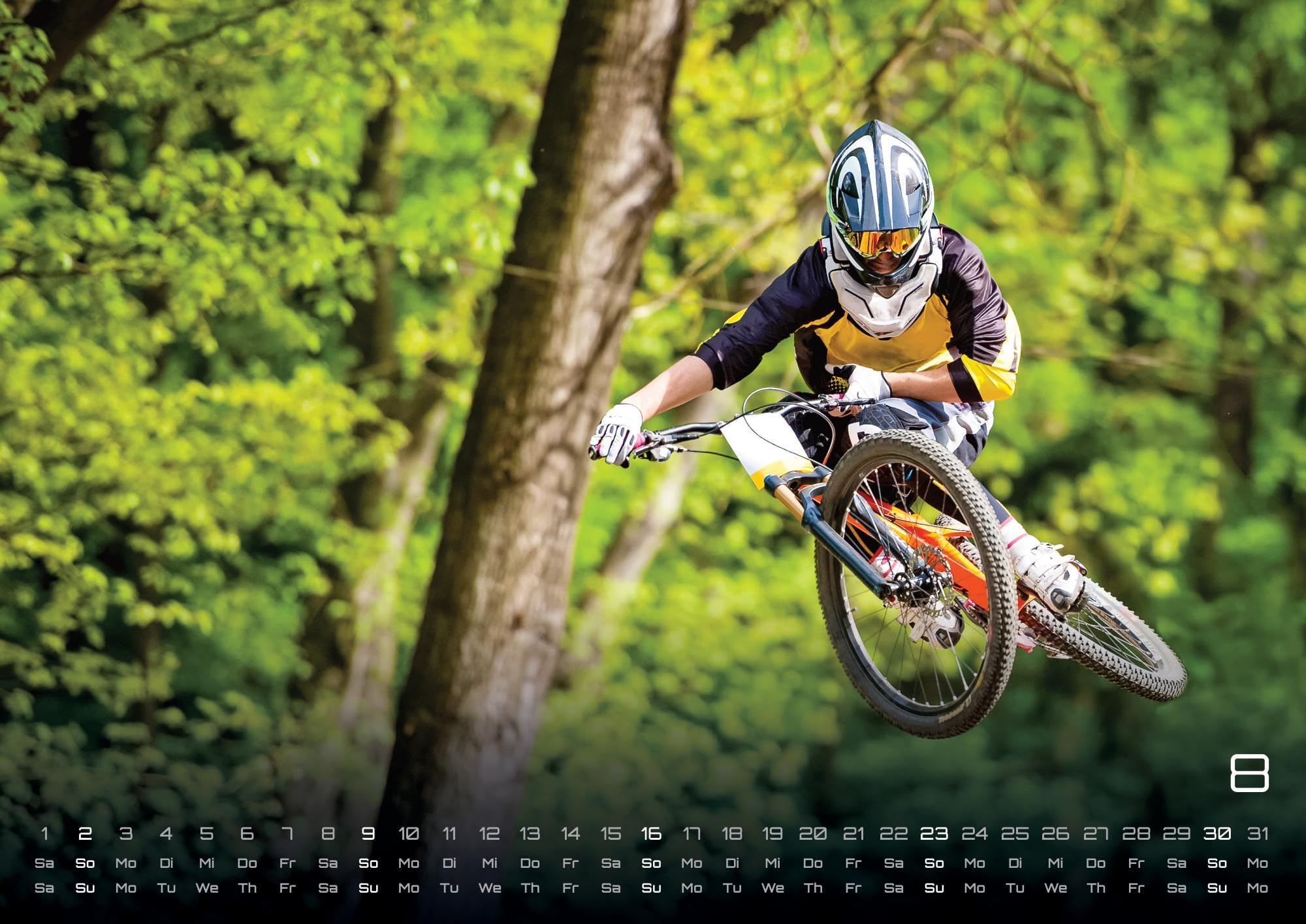 MTB | Mountainbike - 2026 - Kalender DIN A3: Der Wandkalender mit den schönsten Motiven für alle Fahrrad / Bike Freaks für das Jahr 2026 im Format DIN A3 (ca. 42 x 30 cm)!