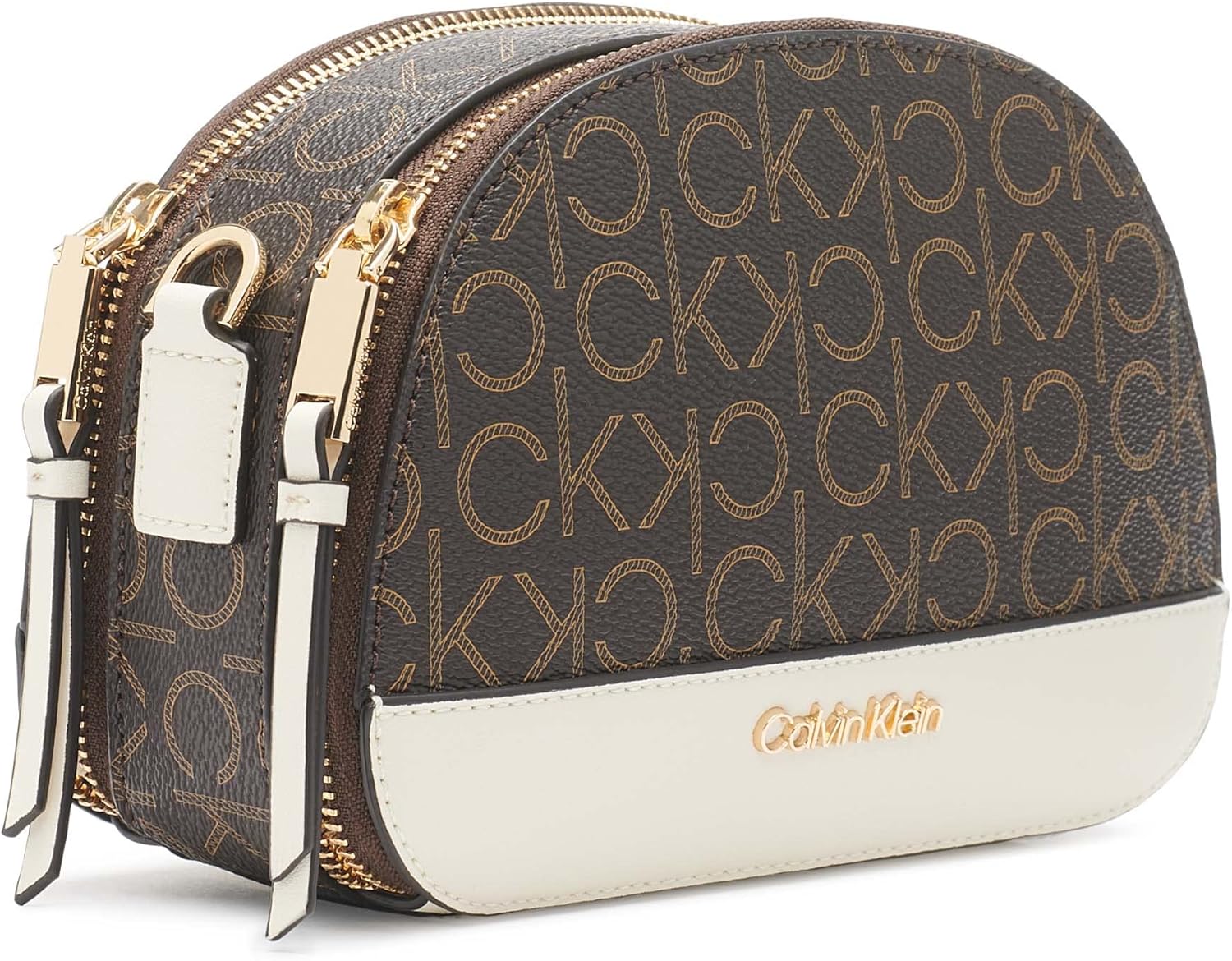 Calvin Klein womens Ashley Zip Around Crossbody