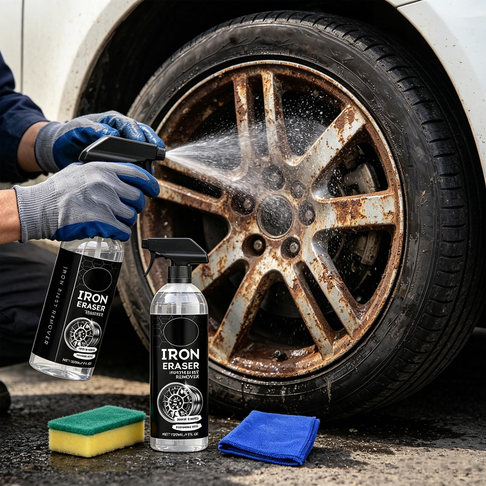 Traitement antirouille voiture Lushbleu pour stopper la corrosion - 15