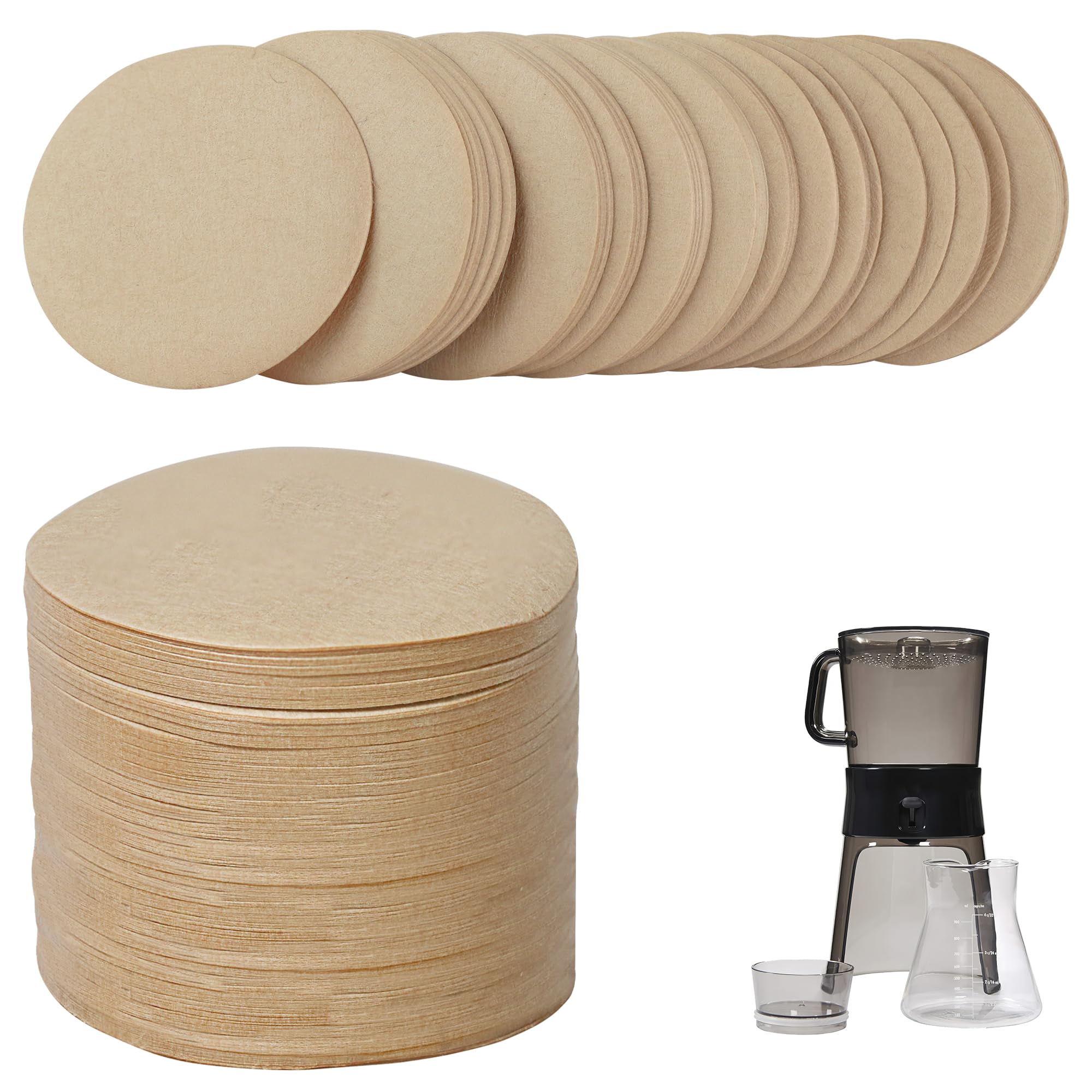 Amazon.com: Coffee Filters Compatible with OXO Cold Brew Coffee Maker, 500  Pcs Round Unbleached Paper Filters for OXO 32 Ounce  Compact Cold Brew  Maker: Home & Kitchen