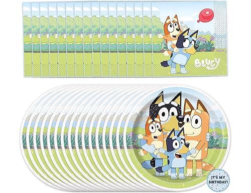 Bluey Plates and Napkins: Vibrant Party Supplies for Unforgettable Celebrations
