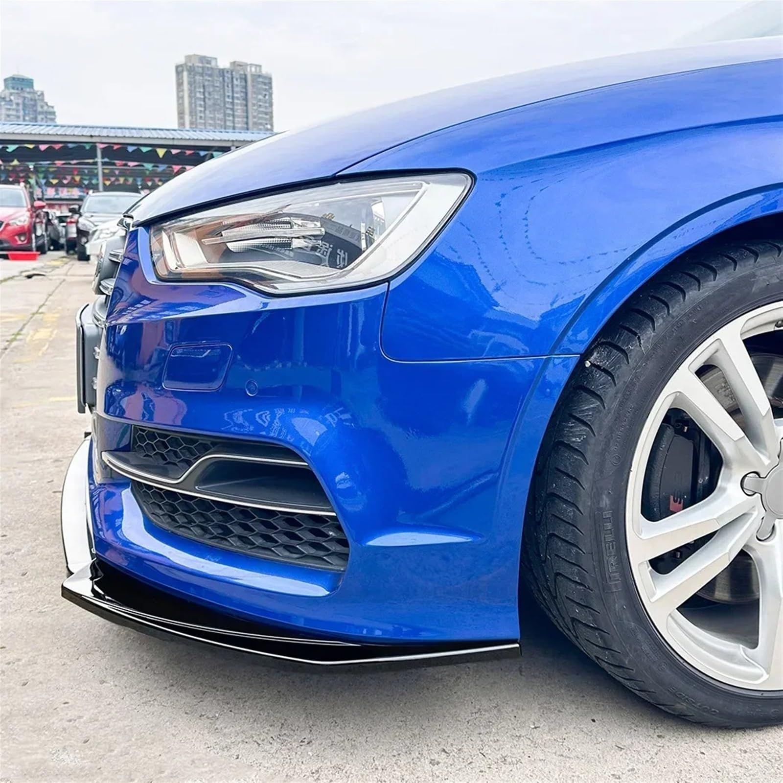 YHANNI Auto Paraurti Spoiler Frontali per Audi A3 2021-2024 ABS Paraurti Lip Anteriore Splitter Labbro Spoiler Lama Diffusore Body Kit Accessorio Modificato, Carbon Fiber YHANNI Auto Paraurti Spoiler Frontali per Audi A3 2021-2024 ABS Paraurti Lip Anteriore Splitter Labbro Spoiler Lama Diffusore Body Kit Accessorio Modificato, Carbon Fiber