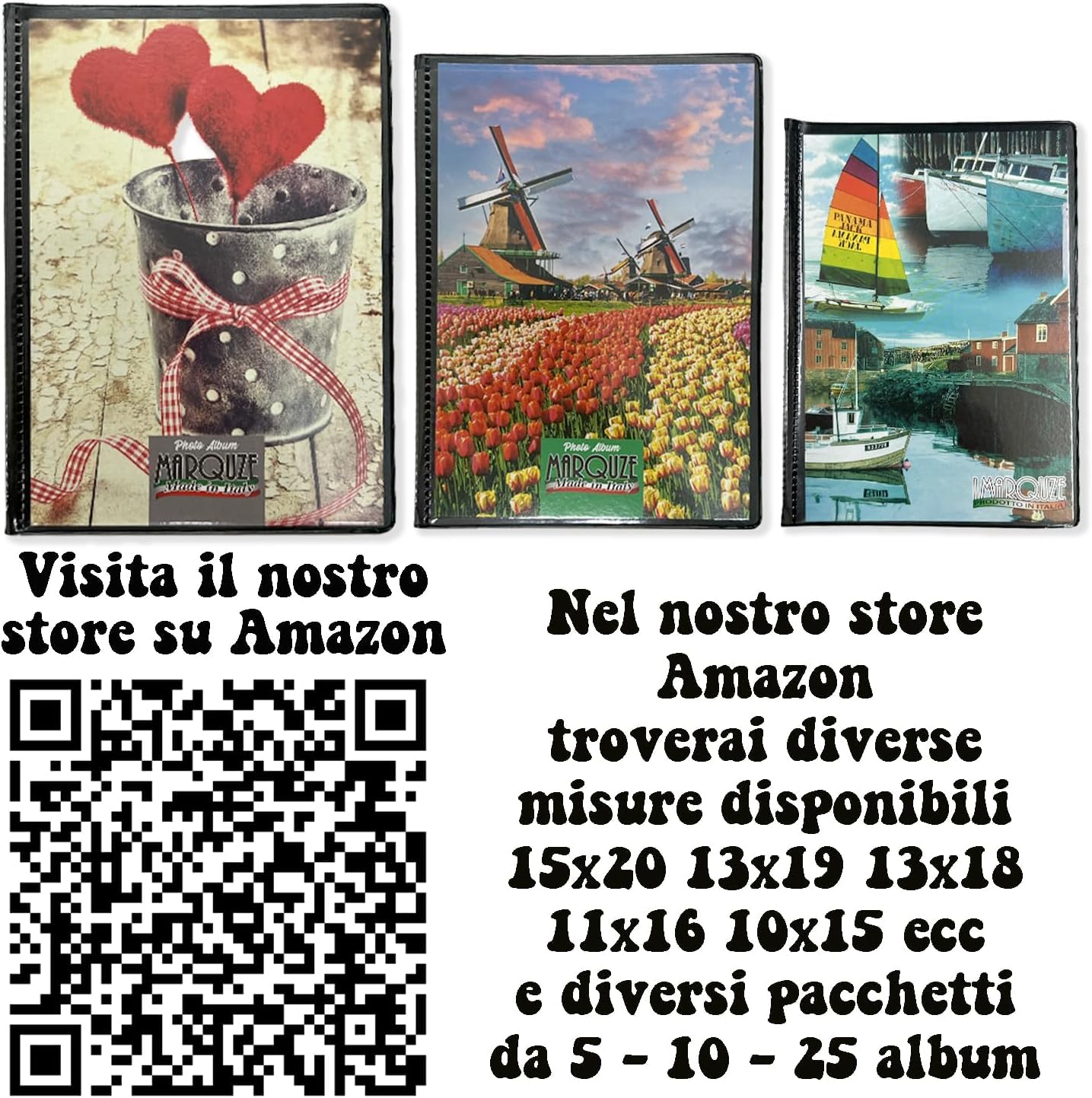 10 Album Fotografici 13x19 13x18 Copertina Morbida Personalizzabile Portafoto 13 x 19 13 x 18 da 18 Bustine Perfetto per Conservare fino a 360 Foto – Ideale per Foto, Menu, Cartoline, Schede, Ricette