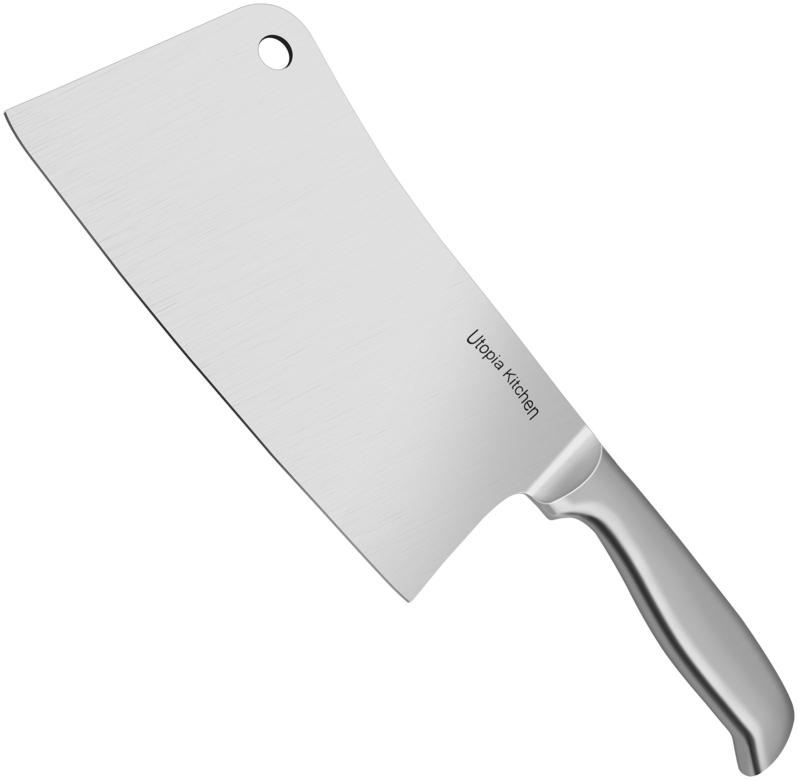 Allezola Stainless Steel Cleaver Kitchen, universal, Silver