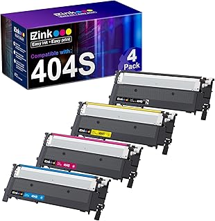 E-Z Ink (TM Compatible Toner Cartridge Replacement for Samsung CLT-K404S CLT-C404S CLT-M404S CLT-Y404S CLT 404S to use with C480FW C430W SL-C430W SL-C480FW SL-C480FN Printer Tray (4 Pack)