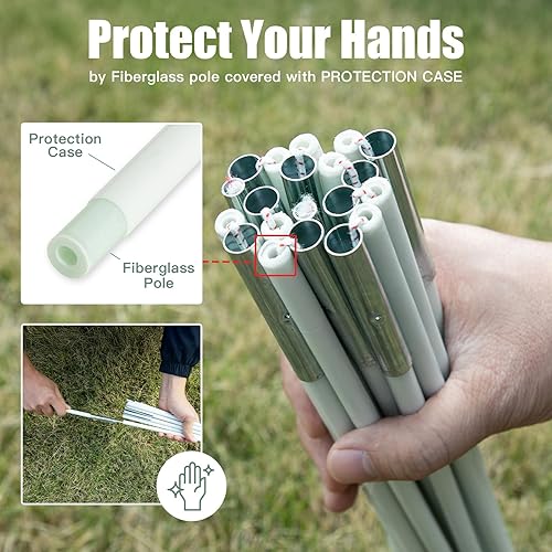 Miniatura 2 de Night Cat Tienda de campaña para mochileros para 1 a 2 personas, ligera, impermeable, para acampar, senderismo, para adultos, niños, exploradores,