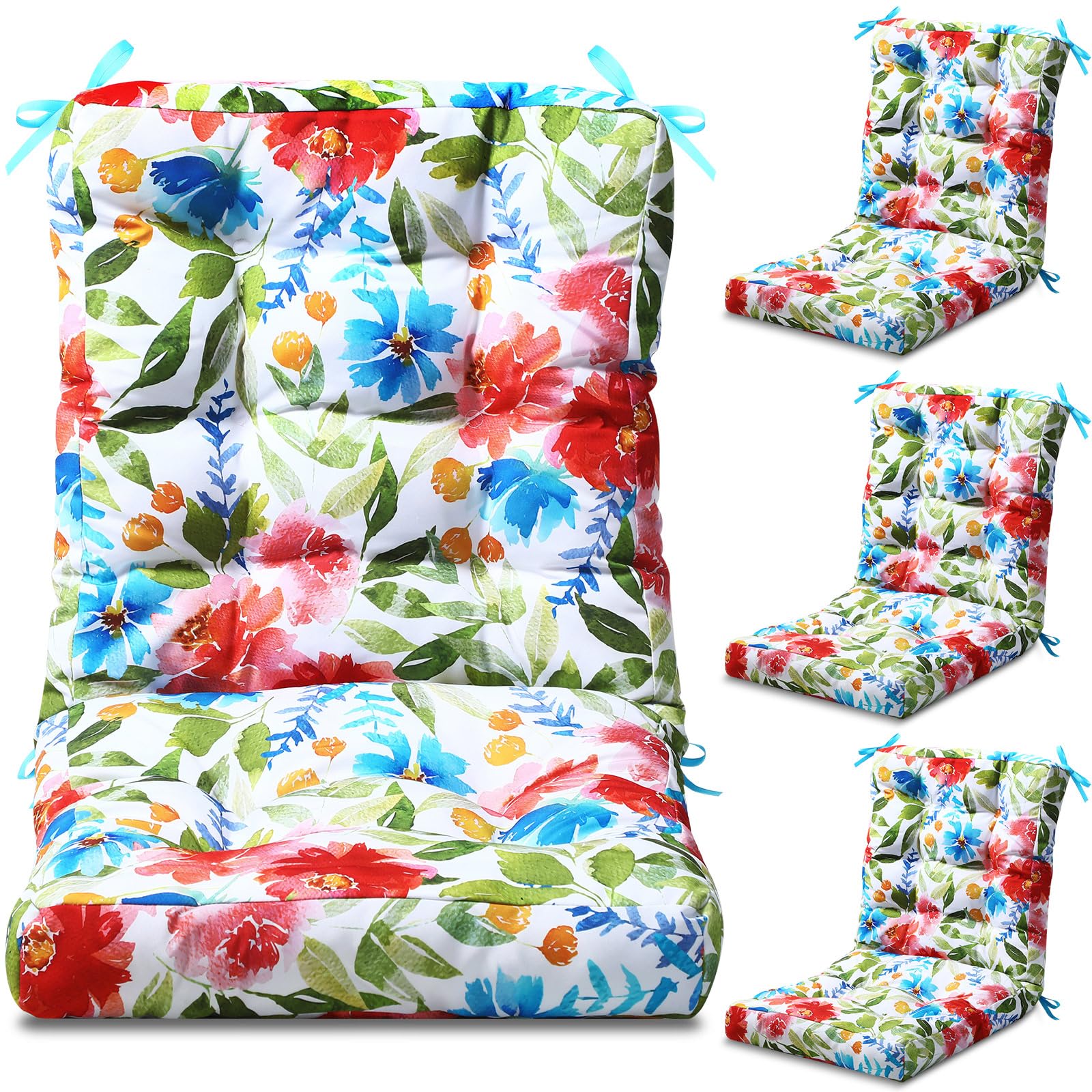 Outdoor Deep Seat Cushion Set of 4