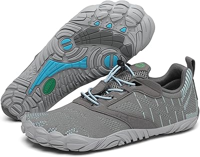 SAGUARO Unisex Barfußschuhe Damen Minimalistische Fitnessschuhe Herren Outdoor Wanderschuhe Traillaufschuhe Gr.36-48