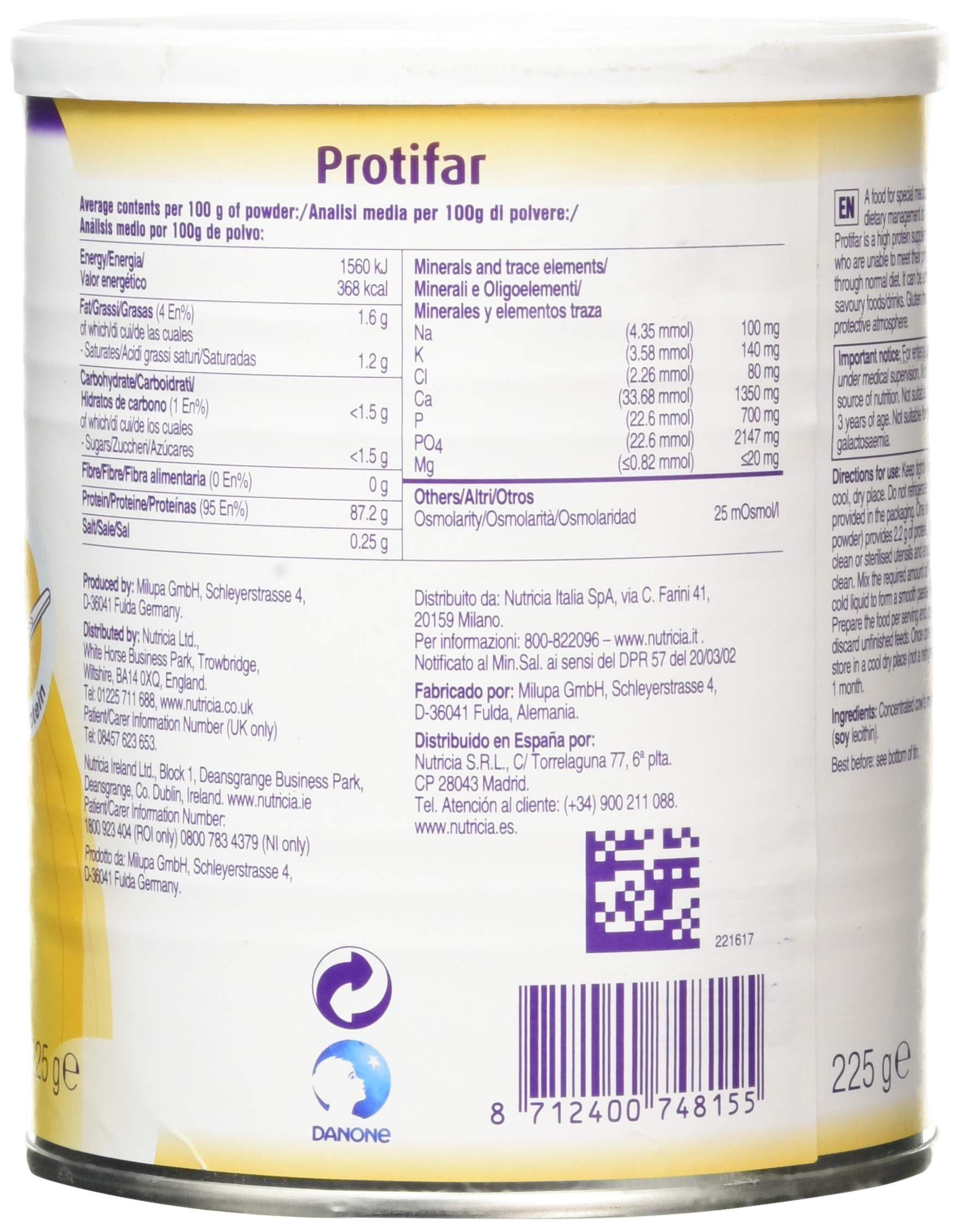 Neutro Bote 225G