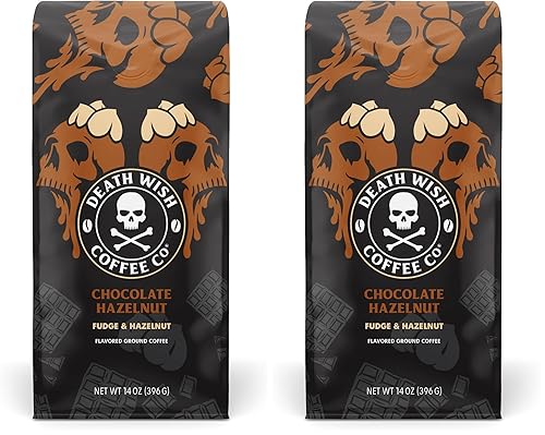 Vista 82 de Death Wish Coffee, Comercio justo, café de arándanos molidos, 12 onzas