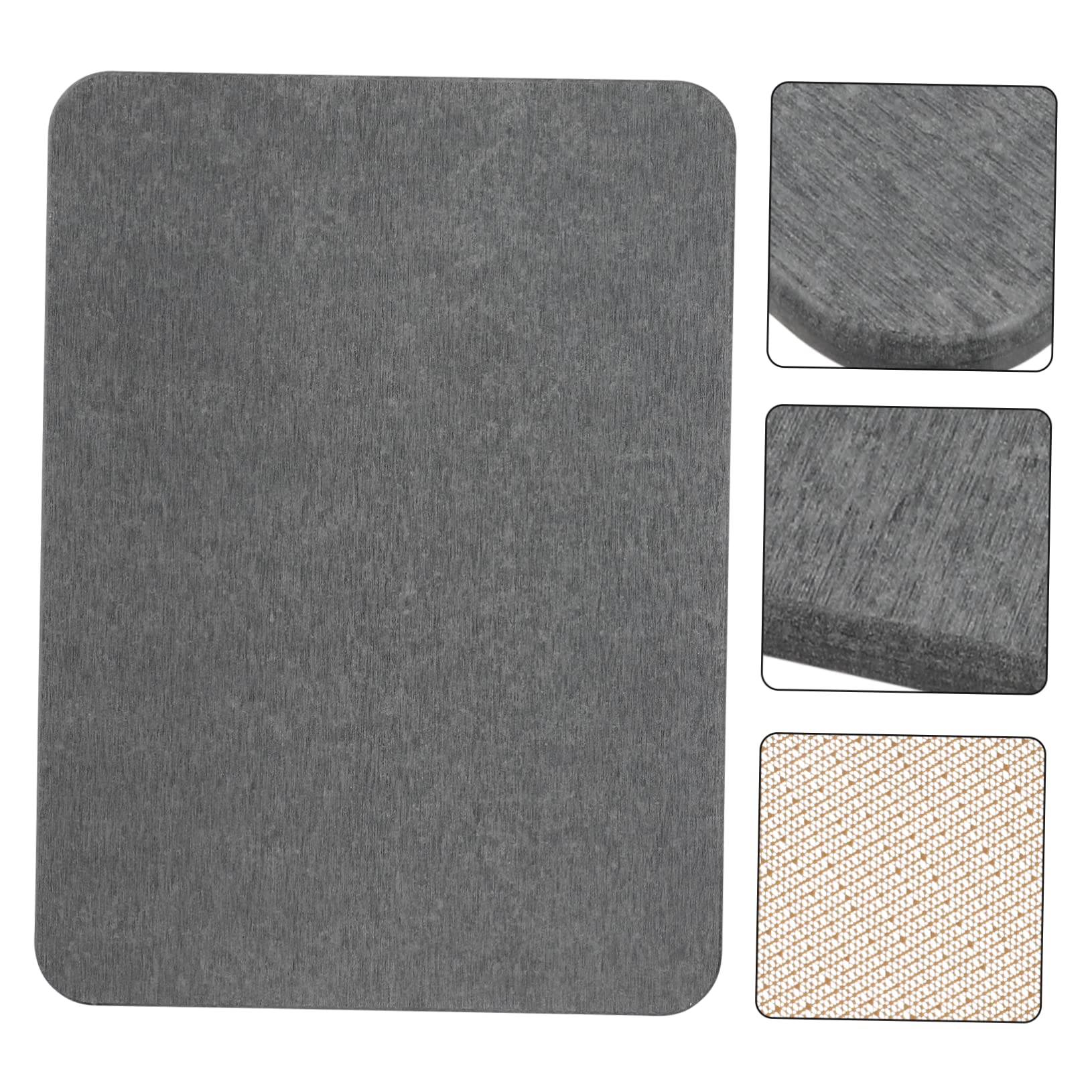 WOONEKY Tappeto per Bagno e Cucina in Terra Diatomea 40x30 Cm ad Asciugatura Rapida Eccellente Assorbimento e Superficie Morbida e Confortevole