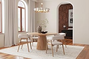 Alpine Furniture Cove Round Wood Dining Table