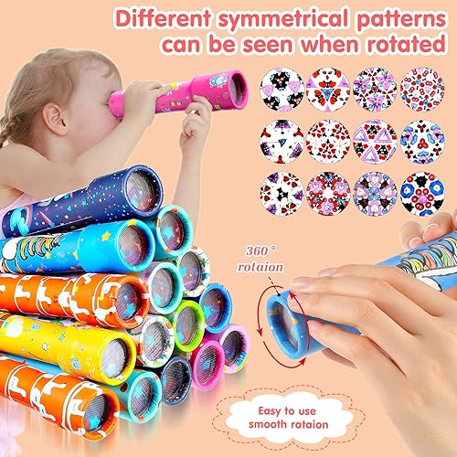 Miniatura 3 de 48 piezas de caleidoscopios, caleidoscopios clásicos vintage, regalos de fiesta educativos para rellenar bolsas para niños y niñas, premios de