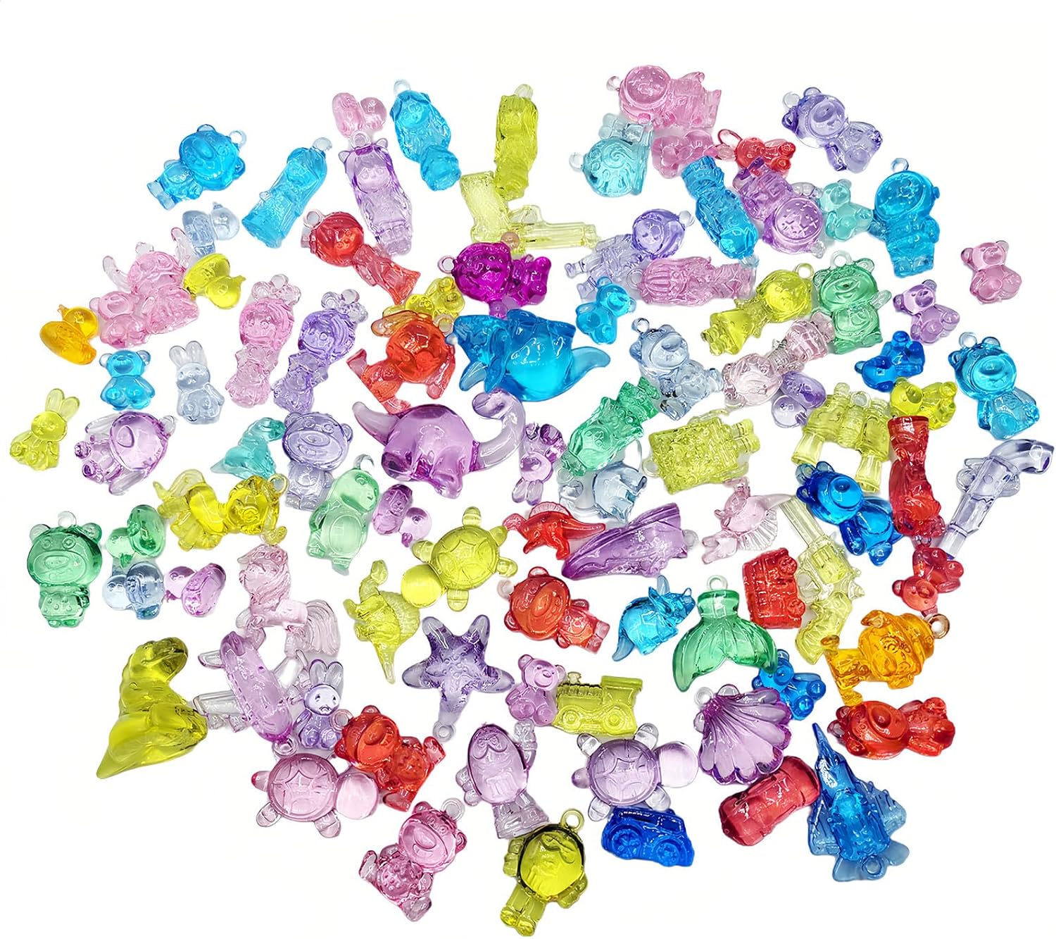 160PCS Mini Random Figures Bulk, Mini Resin to Hide, Miniature Figurines, Small Classroom Prizes, and Fairy Garden Micro Landscaping Dollhouse Home Decor Crafts, Party Favors