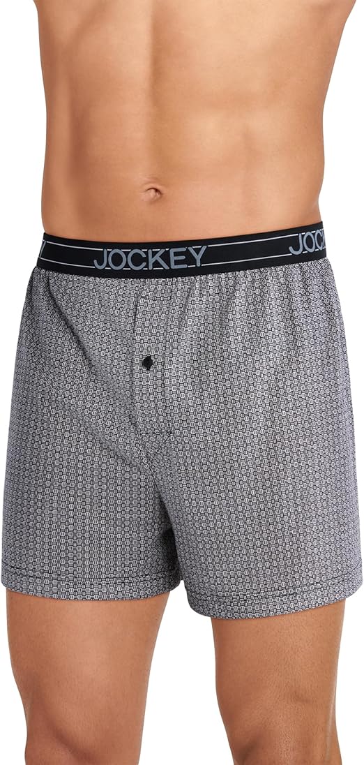 Jockey Men's Underwear ActiveBlend Knit 5" Boxer