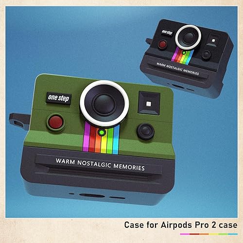 Miniatura 4 de VISOOM Funda retro para AirPods Pro, funda para mujeres y hombres, funda de silicona de moda para Air iPods Pro 2 de 1 generación con kit Cleanner