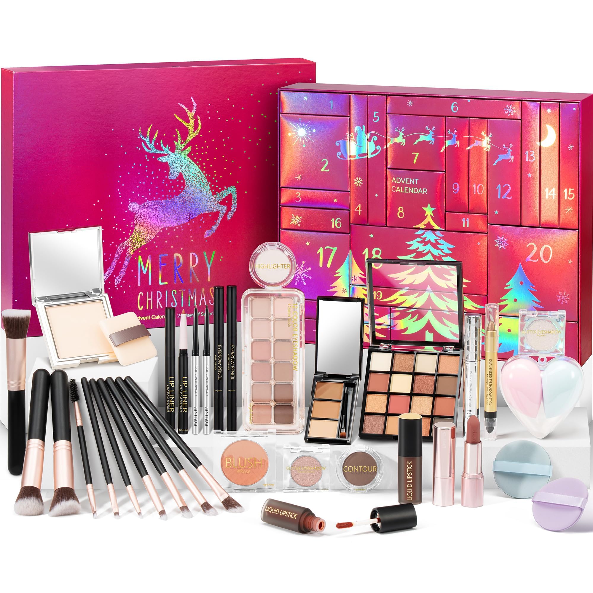 Makeup Beauty Advent Calendar 2026 for Adults Women Teen Girls Christmas