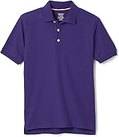 Vista 1 de French Toast Boys' Short Sleeve Pique Polo Uniform Shirt (Standard & Husky)