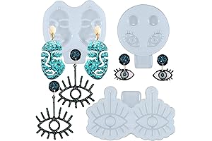 FUNSHOWCASE Glamourous Evil Eye Statement Earring Molds