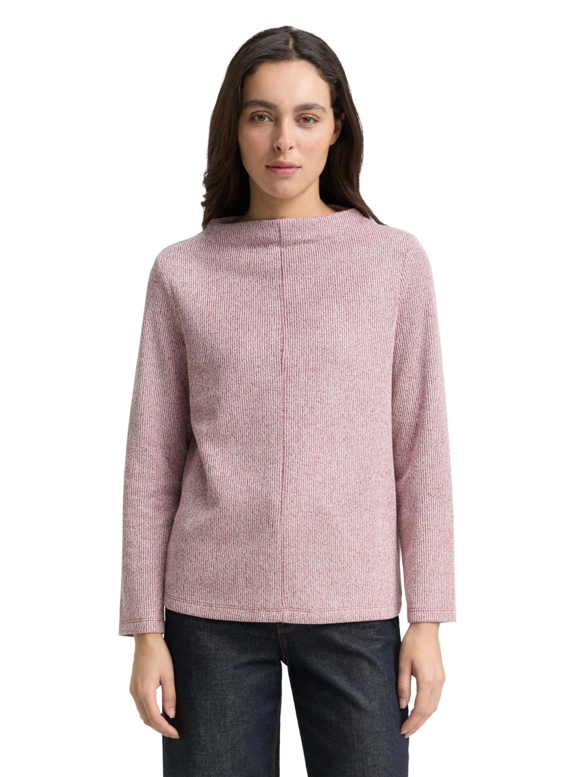 Tom Tailor Damen 1049009 Sweatshirt mit Stehkragen