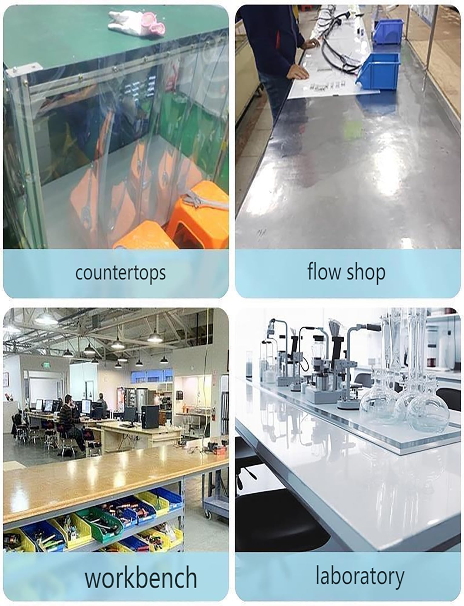 Alfombrilla protectora de mesa de cristal suave ESD transparente, alfombrilla de escritorio con conexión a tierra de PVC for laboratorio, alfombrilla antiestática for banco de trabajo de montaje.(140x
