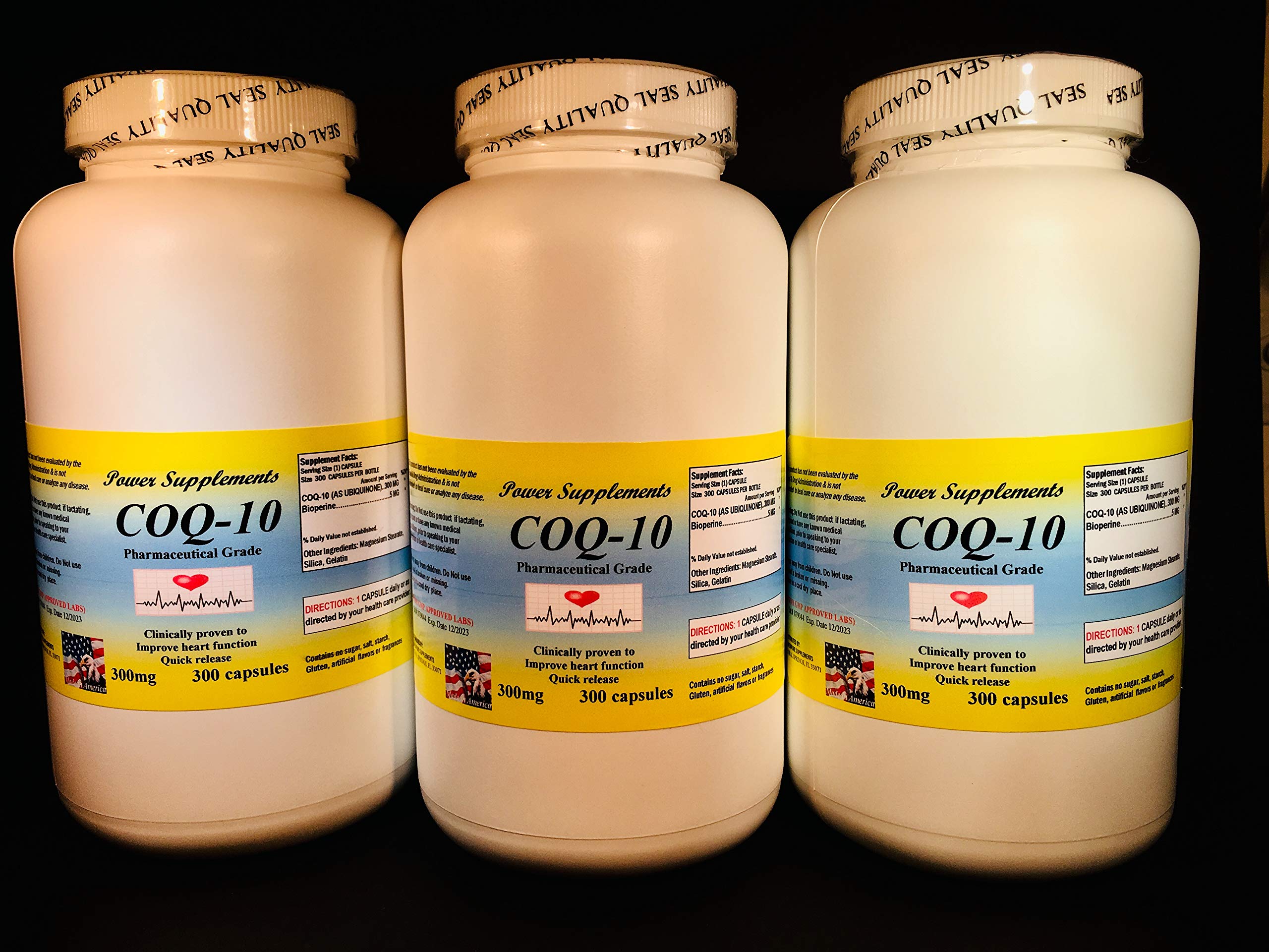 CoQ-10 q10 co-Enzyme, Anti-Aging 300mg - 900 (3x300) Capsules