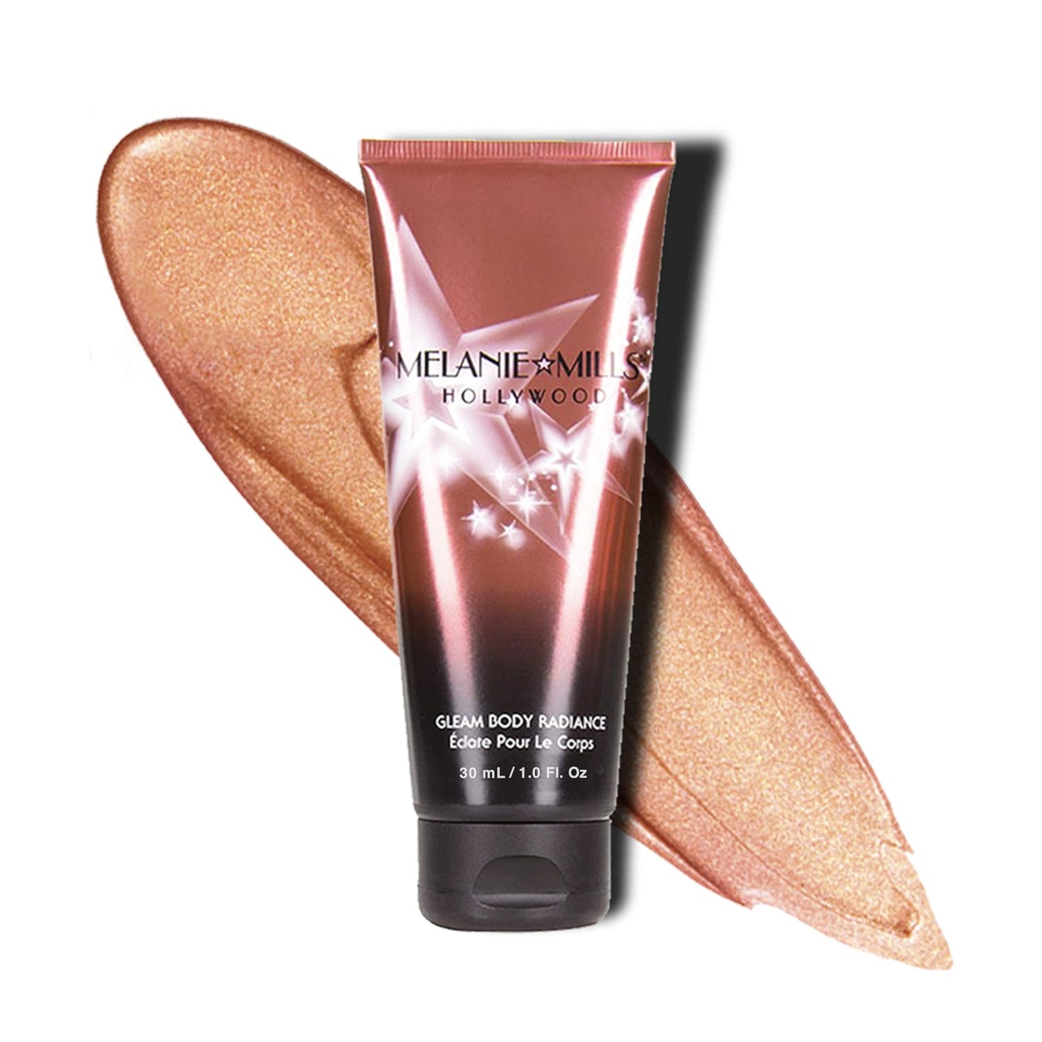Gleam Body Radiance All In One Makeup, Moisturizer & Glow For Face & Body – Rose Gold, Mini 1 fl.oz.