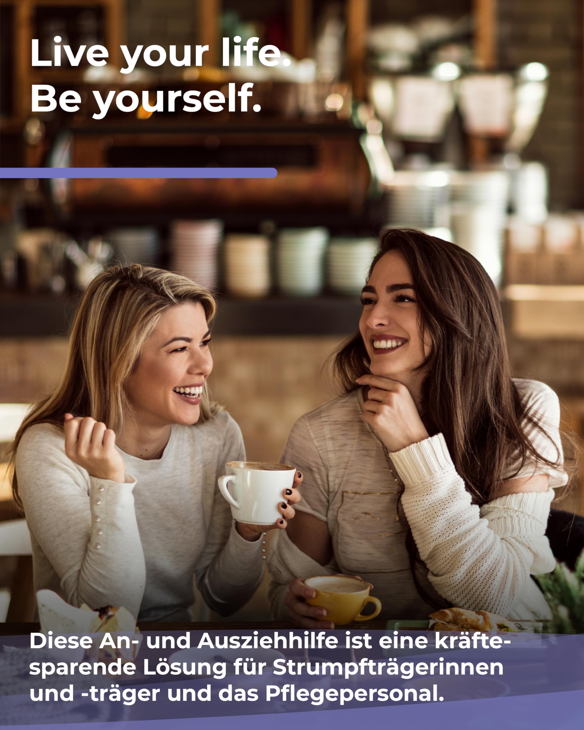 Sigvaris DOFF N' DONNER Manschette Anziehhilfe für Kompressionsstrümpfe - Weiche Strumpfanziehhilfe zum schmerzfreien Anziehen der Kompressionsstrümpfe