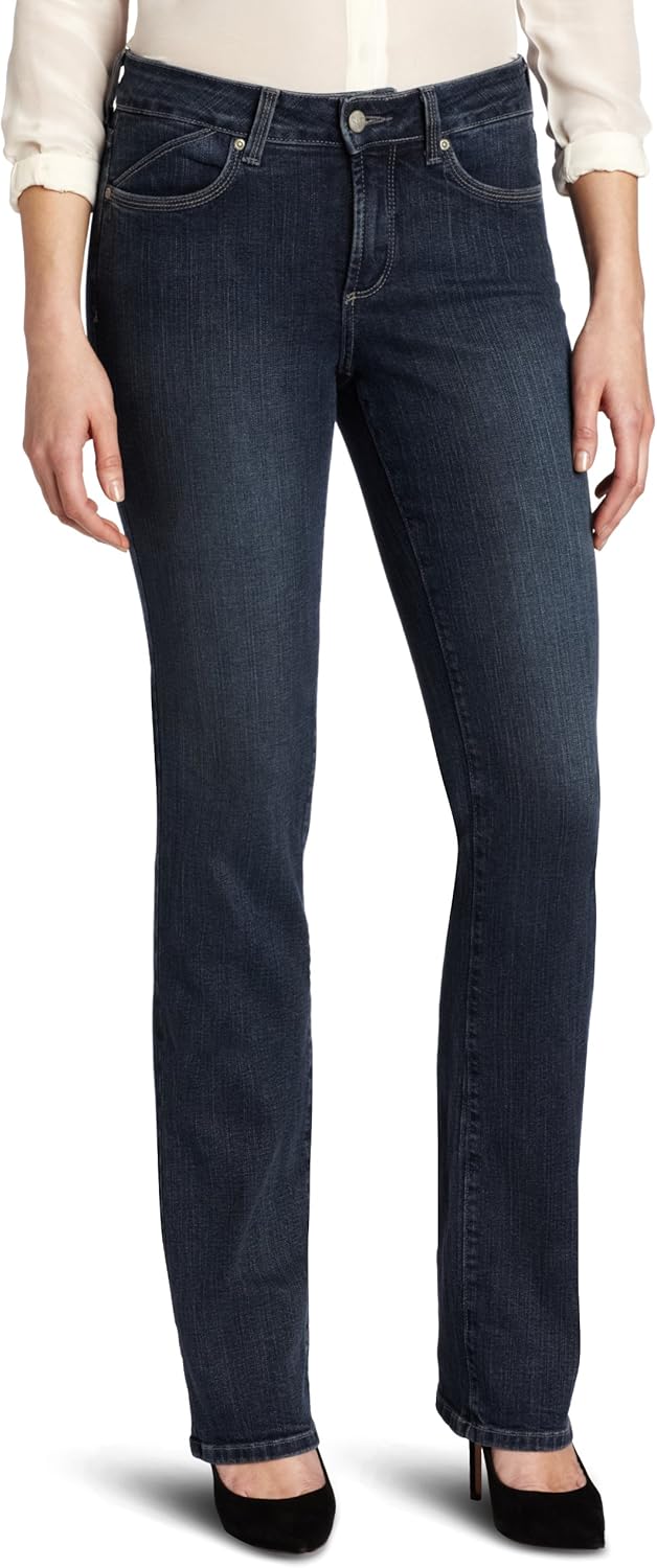 NYDJ Women’s Petite Marilyn Straight Jean