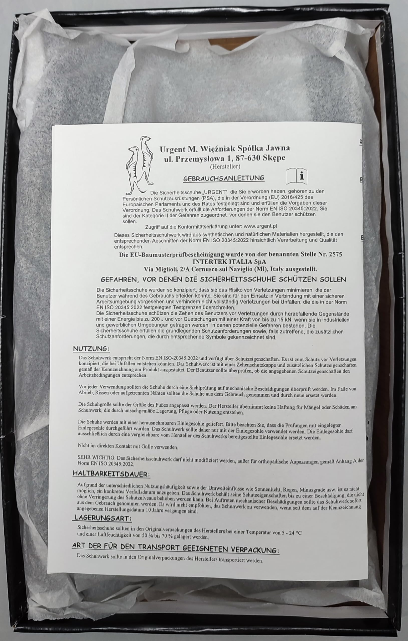 Urgent Obuwie robocze, buty ochronne, stalowy nosek, 231 S1, niebieskie, super nowość!