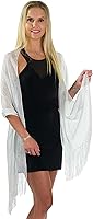 Vista 6 de ShineGlitz - Chales y mantones elegantes para mujer, para usar con ropa y vestidos de noche