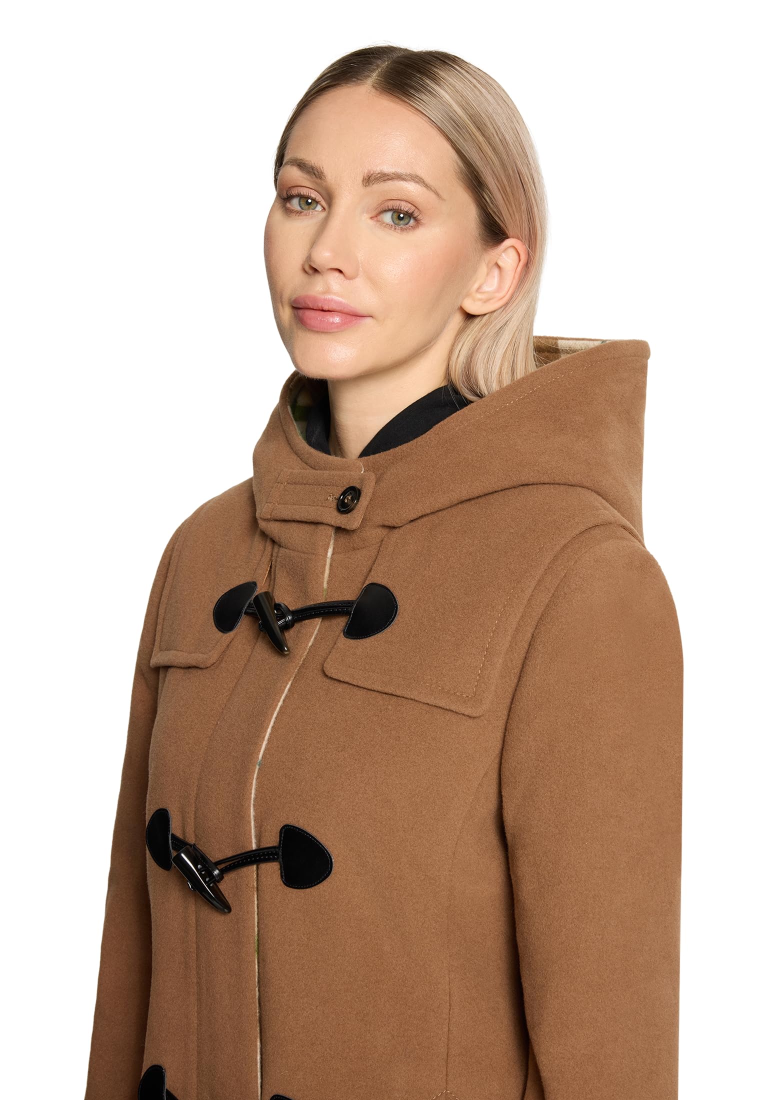 Gil Bret Damen Dufflecoat mit Kapuze