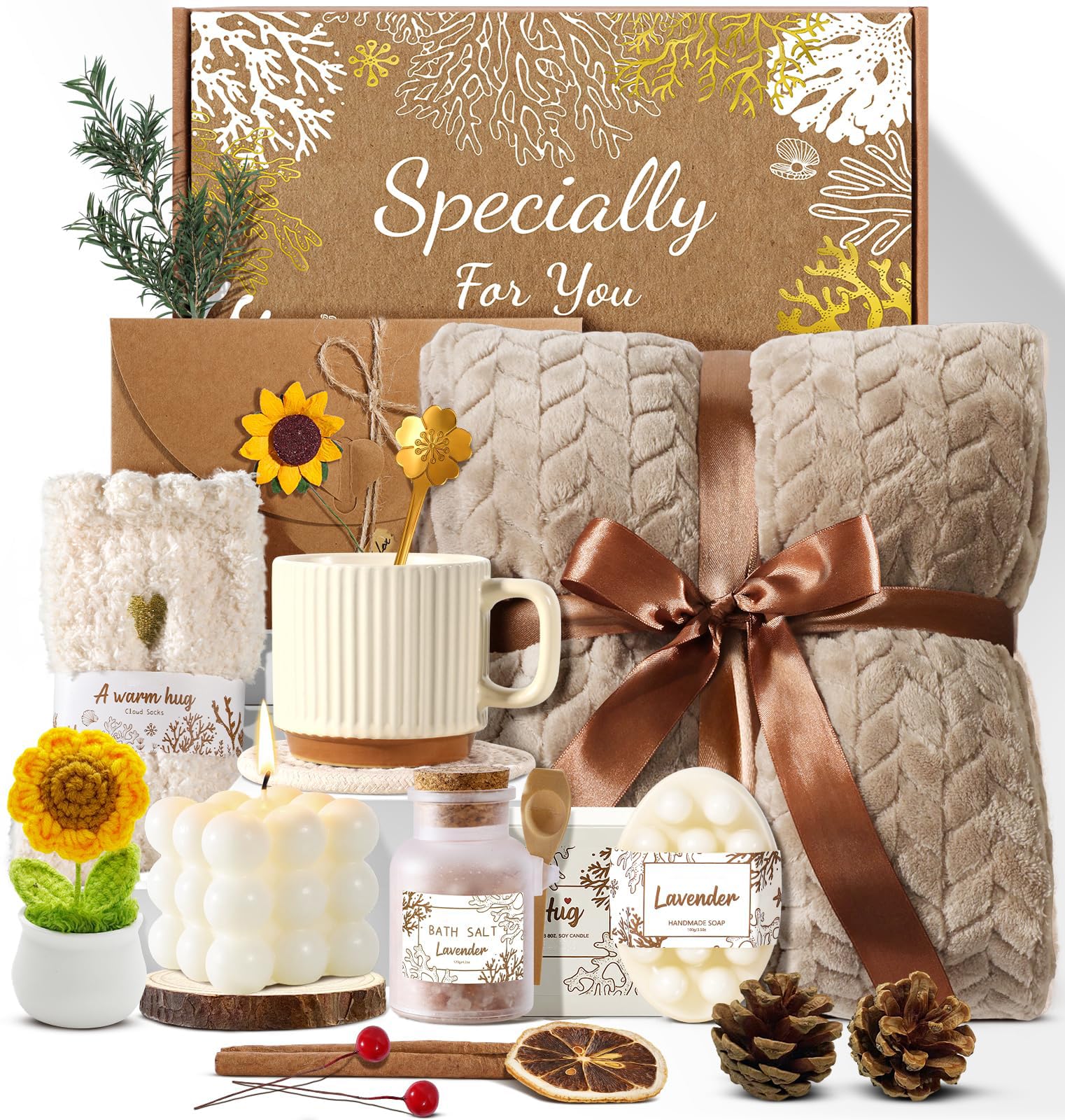 Geschenke für Frauen, Geschenkset frauen, Wellness-Geschenke, Entspannungsgeschenke für Sie, Mama, Oma, beste Freundin, Schwester, Weihnachtsgeschenke