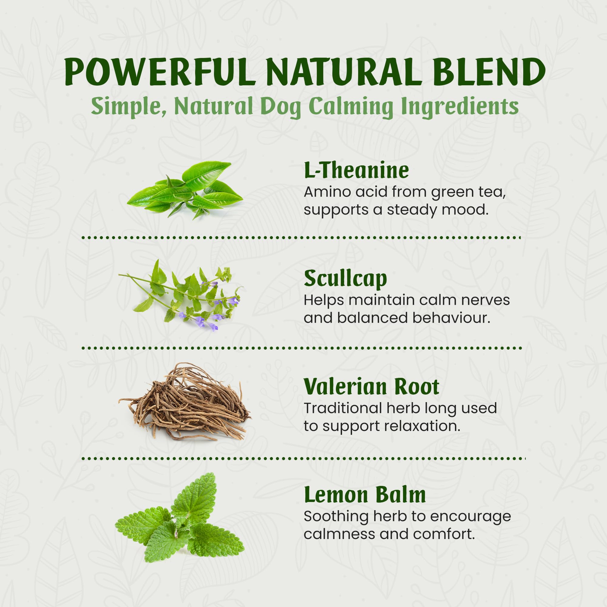 Animal Active Herbal Hush Calming Tablets for Dogs Reduce Stress, Barking, Separation, Fear - Image 4