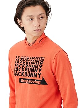 新品JackBunnyジャックバニーメンズクルーネックニットゴルフウェアセーター Jack Bunny!! 【PREMIUM SALE】ジャックバニー!!JBワンポイント