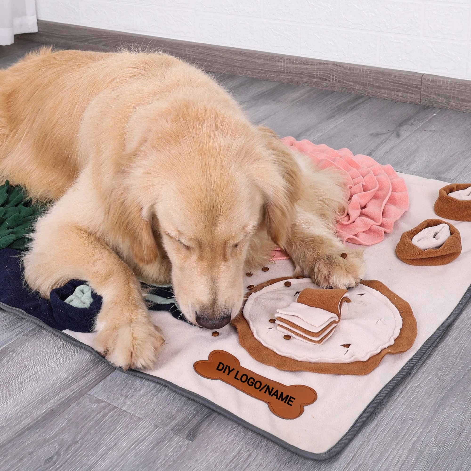 Tappeto Olfattivo Cane Tappetino for snuffle for animali domestici con nome personalizzato Tappetino for snuffle for cani Design for tavolo da pranzo Tappetino for mangiare lentamente Tappetino Olfatt