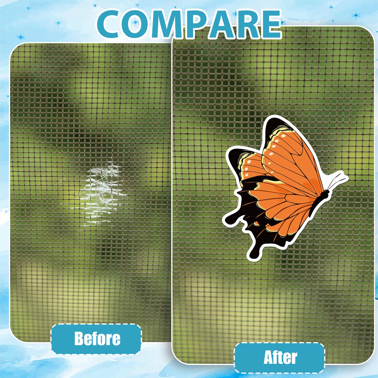 12 Adesivi Magnetici Farfalle Per Zanzariere - Decorazioni 3D Multicolore Per Frigorifero E Porte - Foto 9