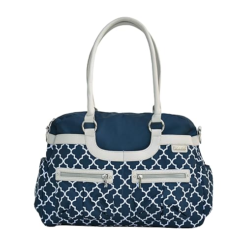 Bolsa pañalera JJ Cole, talla única , Azul marino estilo pérgola