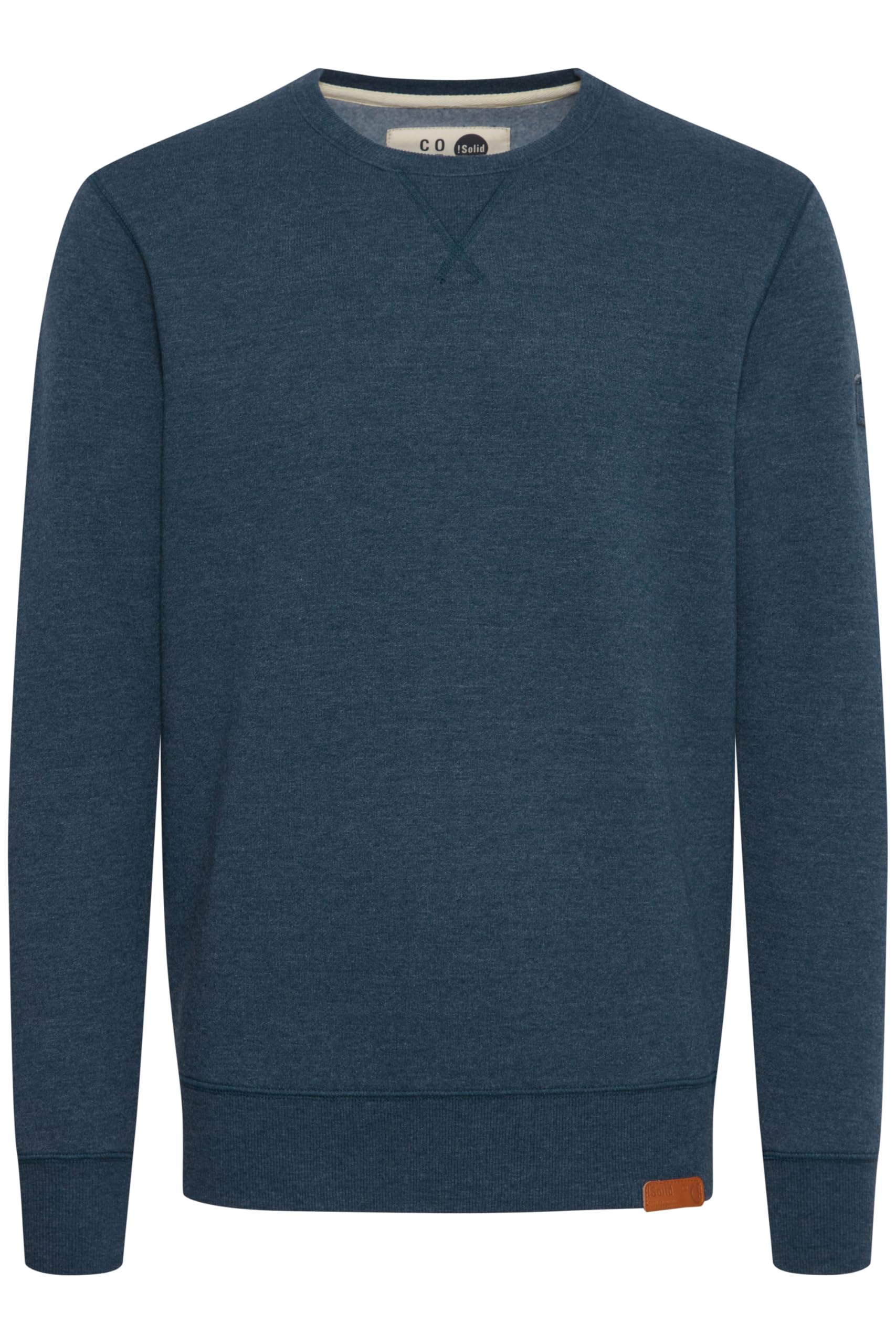 Solid Trip Men's Knitted Pullover, Size:XXL, Colour:Insignia Blue Melange (8991)