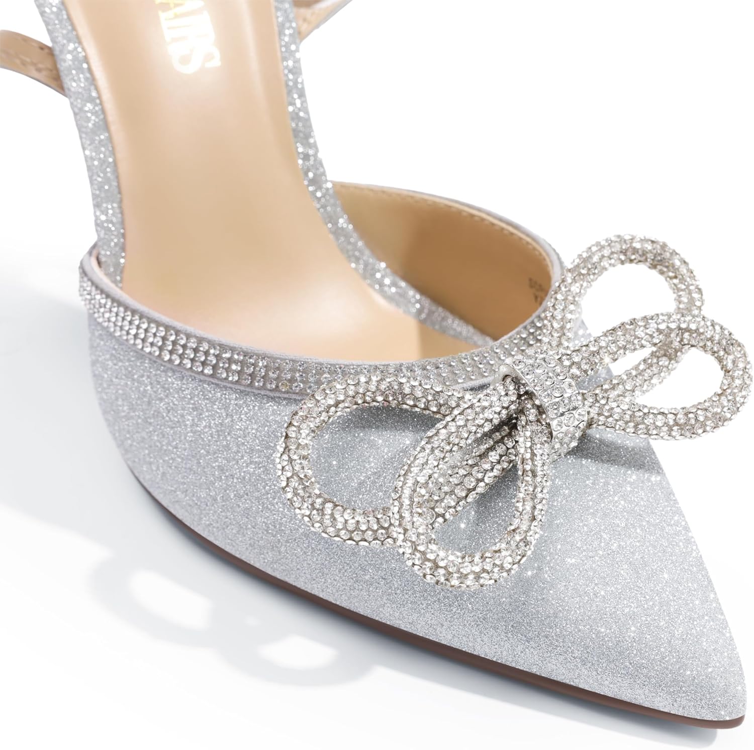 DREAM PAIRS Women's High Heels Destiny Closed Toe Strappy Heels Sexy Rhinestone Ankle Strap Pumps Wedding Bridal Party Dress Shoes Destiny - Image 6