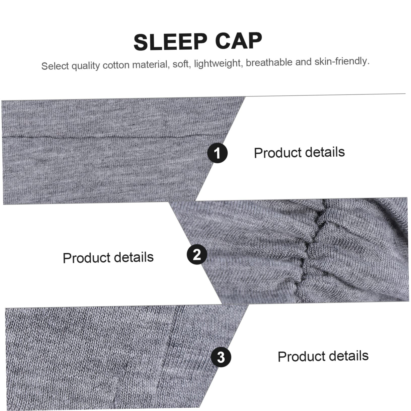 12 Piezas gorro de quimioterapia shower cap gorro para bañarse tapa del capó algodón para pacientes gorro de dormir de algodón cubierta de la cabeza del sombrero de dormir rojo